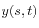 $ y(s,t)$