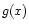 $ g(x)$