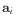 $ \mathbf{a}_i$