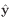 $ \hat{\mathbf{y}}$