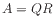 $ A = QR$