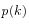 $ p(k)$