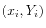 $ (x_i, Y_i)$