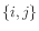 $ \{i,j\}$