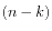 $ (n-k)$